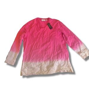 Candace Cameron Bure The Ocean Dipped Long-Sleeve Tee L